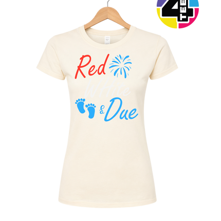 Red White & Due Women's Tee