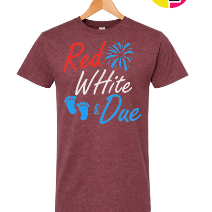 Red White & Due Tee