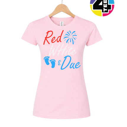 Red White & Due Women's Tee