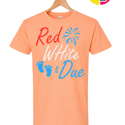 Red White & Due Tee