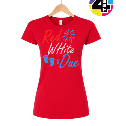 Red White & Due Women's Tee