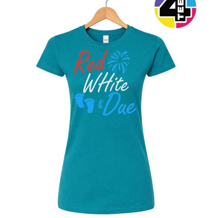 Red White & Due Women's Tee