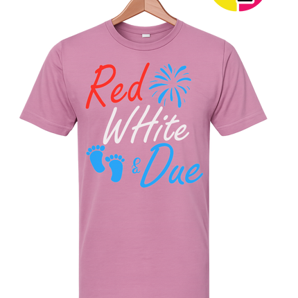 Red White & Due Tee