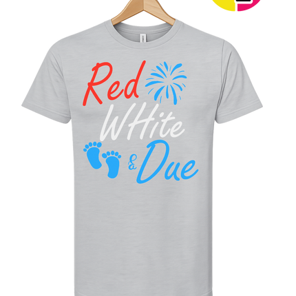 Red White & Due Tee