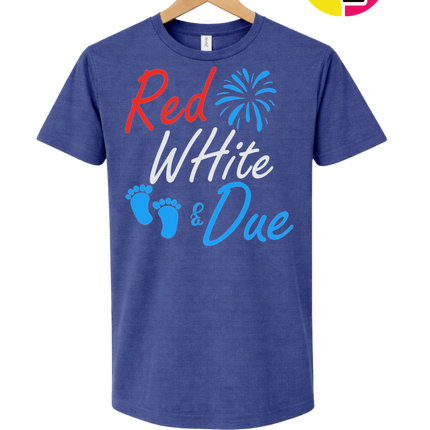 Red White & Due Tee