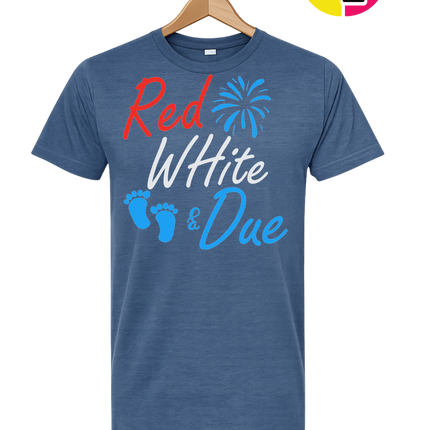 Red White & Due Tee