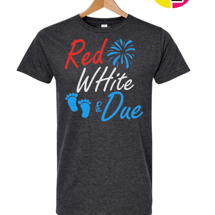 Red White & Due Tee