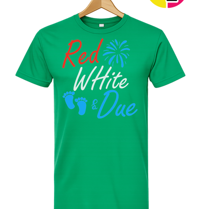 Red White & Due Tee