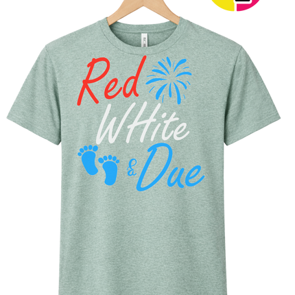 Red White & Due Tee