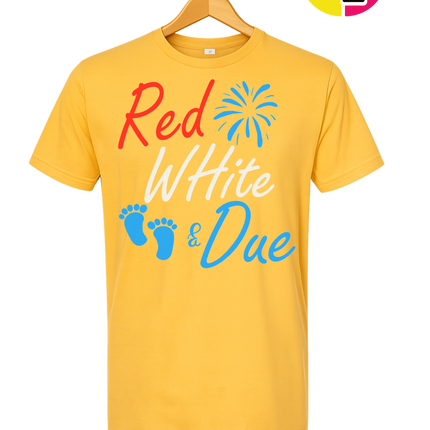 Red White & Due Tee