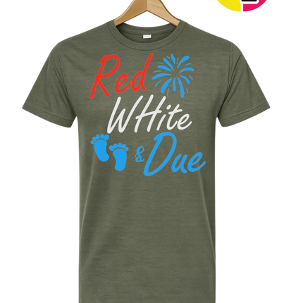 Red White & Due Tee