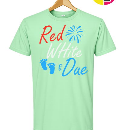 Red White & Due Tee