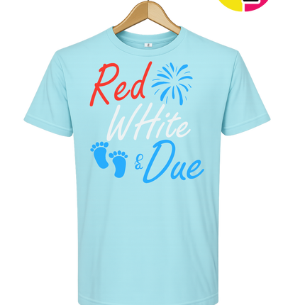 Red White & Due Tee