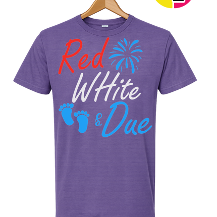 Red White & Due Tee