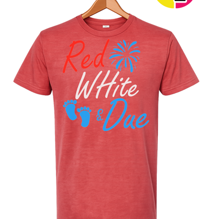Red White & Due Tee