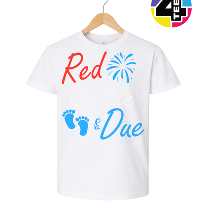 Red White & Due Youth Tee
