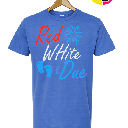 Red White & Due Tee