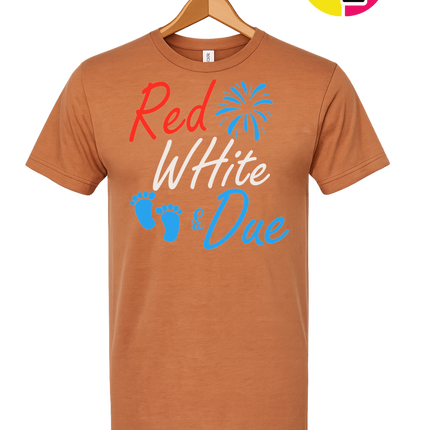 Red White & Due Tee