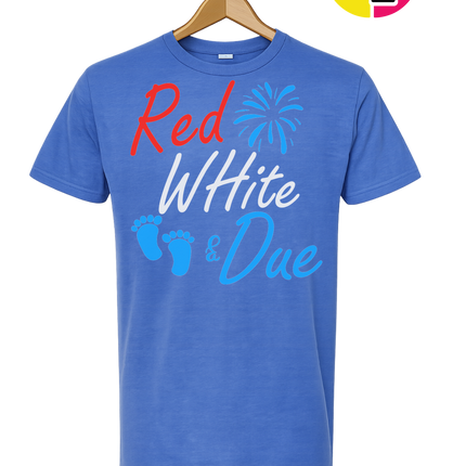 Red White & Due Tee