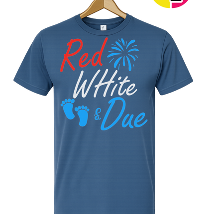 Red White & Due Tee