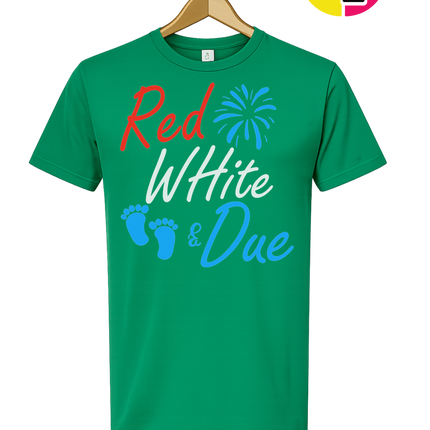 Red White & Due Tee