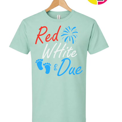 Red White & Due Tee