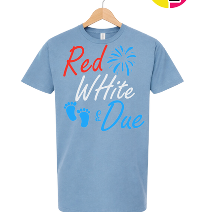 Red White & Due Tee