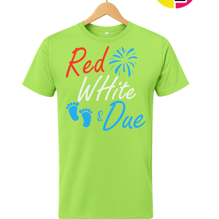 Red White & Due Tee