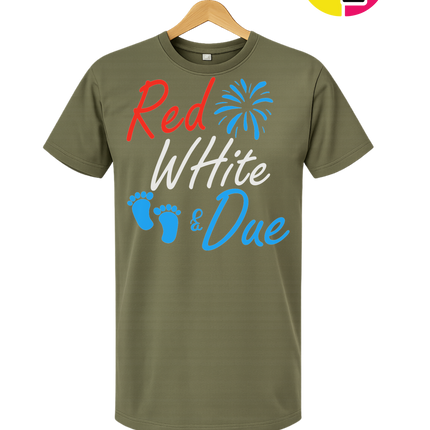 Red White & Due Tee