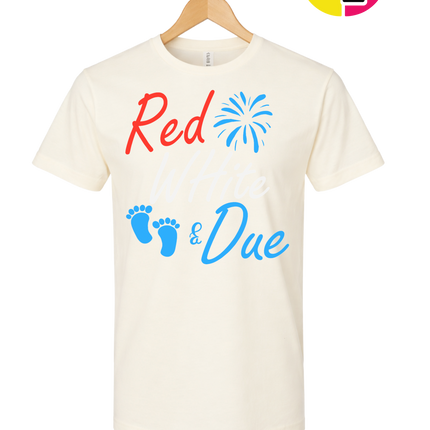 Red White & Due Tee