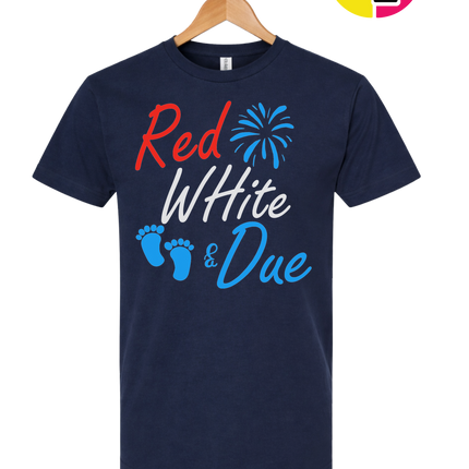 Red White & Due Tee