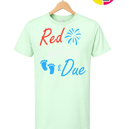 Red White & Due Tee