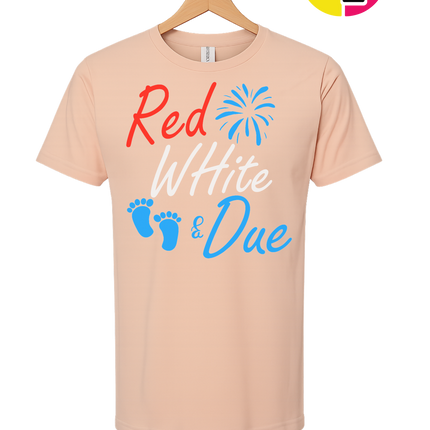 Red White & Due Tee