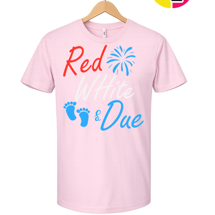 Red White & Due Tee