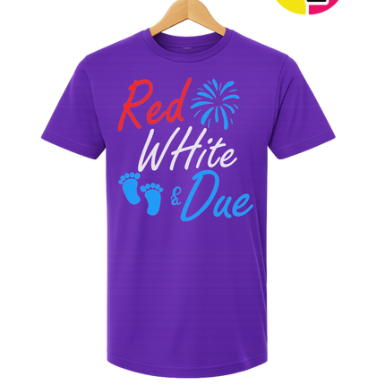 Red White & Due Tee