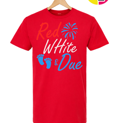 Red White & Due Tee