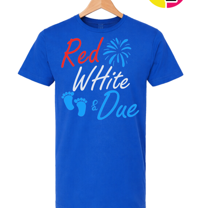 Red White & Due Tee