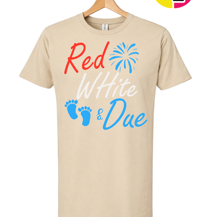 Red White & Due Tee