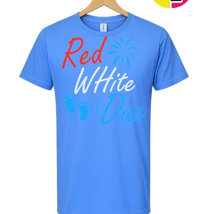 Red White & Due Tee