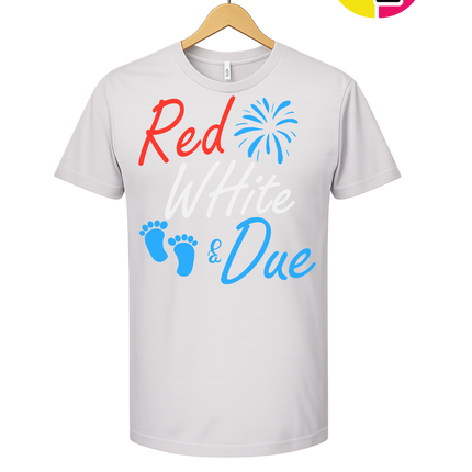 Red White & Due Tee