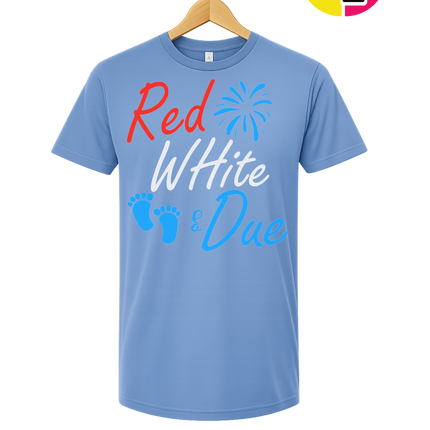 Red White & Due Tee