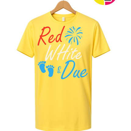 Red White & Due Tee