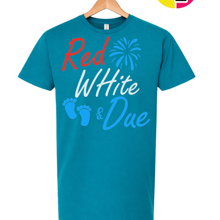 Red White & Due Tee