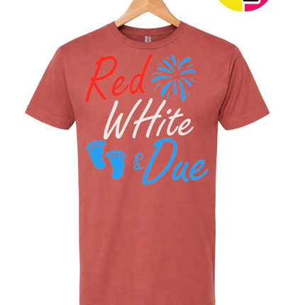 Red White & Due Tee
