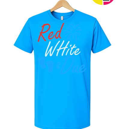 Red White & Due Tee