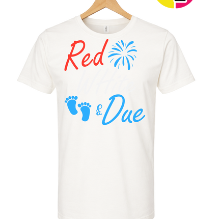 Red White & Due Tee