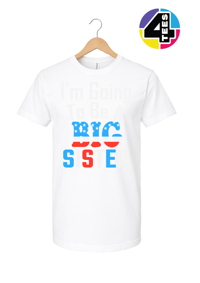 Big Sister Stars & Stripes Tee