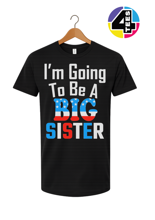 Big Sister Stars & Stripes Tee