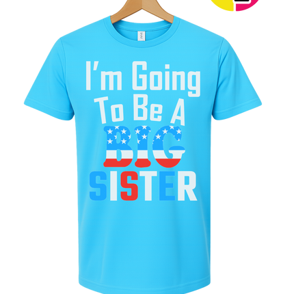 Big Sister Stars & Stripes Tee