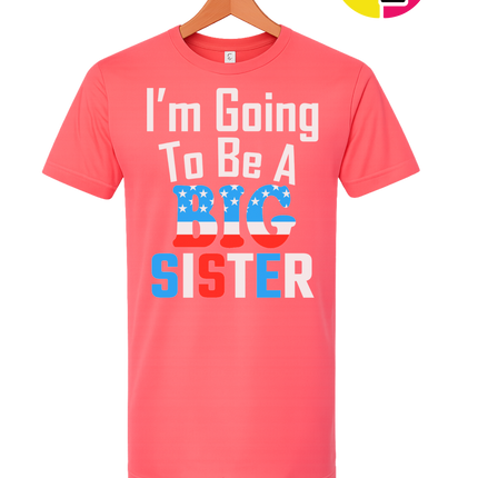 Big Sister Stars & Stripes Tee